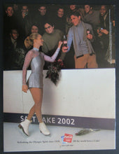 Load image into Gallery viewer, 2002 Salt Lake City Winter Olympics Day 14 Program Womens Gold Medal Hockey Game
