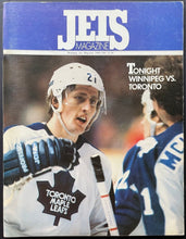 Load image into Gallery viewer, 1981 Winnipeg Jets vs Toronto Maple Leafs NHL Hockey Program Borje Salming Cover
