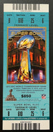 Super Bowl XLVII NFL Football Full Ticket 49ers vs Baltimore Ravens Ray Lewis