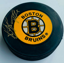 Load image into Gallery viewer, Ray Bourque Signed Boston Bruins NHL Hockey Puck Autographed In Glas Co
