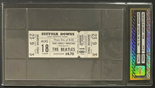 Load image into Gallery viewer, 1966 Suffolk Downs The Beatles Slabbed Concert Ticket Authenticated iCert
