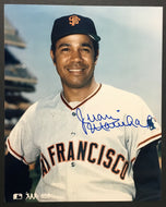 Juan Marichal Signed MLB Baseball Photo San Francisco Giants Vintage Autograph