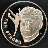 1972 Ken Strong Pro Football Hall Of Fame Medal Franklin Mint 1 Troy Oz NFL