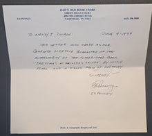 Load image into Gallery viewer, Minnie Pearl&#39;s Christmas At Grinders Switch Autographed Cut Signed Framed
