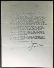 Load image into Gallery viewer, George Weiss 1939 Autographed Signed Typed Letter Baseball Hall Of Fame JSA LOA
