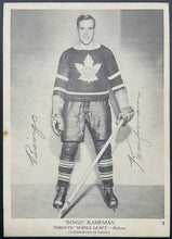 Load image into Gallery viewer, 1939-40 OPC V301-1 Bingo Kampman Autographed Signed Card Toronto Maple Leafs JSA
