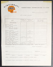 Load image into Gallery viewer, 1976 Cincinnati Bengals Pocket Schedule + Tickets Order Form + Envelope NFL

