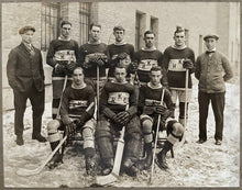 Load image into Gallery viewer, 1918 George Hainsworth OHA Allan Cup Champion Kitchener Greenshirts Team Photo
