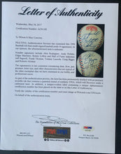 Load image into Gallery viewer, 1996 MLB All-Star Autographed x19 Team Signed Official Baseball PSA LOA A-Rod
