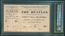 Load image into Gallery viewer, 1964 The Beatles Concert Ticket Kings Hall Balmoral Ireland iCert Authentic
