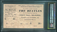 1964 The Beatles Concert Ticket Kings Hall Balmoral Ireland iCert Authentic