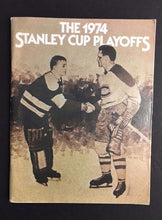 Load image into Gallery viewer, 1974 Game 5 Stanley Cup Semi Finals Program Fleys Vs Rangers NHL Hockey
