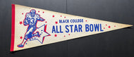 1979 Black College All-Star Bowl Vintage Full Size Football Pennant
