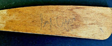 Load image into Gallery viewer, Vintage NHL Hockey Syl Apps Signed Mini Stick Autographed Toronto Maple Leafs
