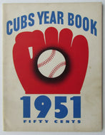 1951 MLB Baseball Chicago Cubs Year Book Wrigley Field Vintage Yearbook