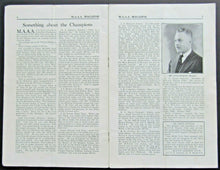 Load image into Gallery viewer, 1929-30 Montreal AAA Hockey Magazine Featuring Allan Cup Amateur Team Winner
