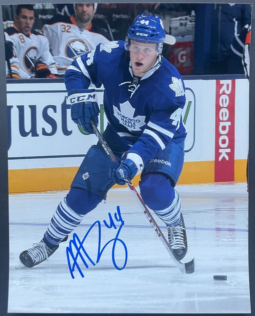 Morgan Rielly Signed NHL Hockey Photo Toronto Maple Leafs Autographed 8x10