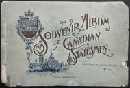 1890 Album Canadian Statesmen Governor General Lord Stanley + John A Macdonald