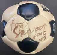 Signed Rod Stewart Browns Skydome First Concert Used Soccer Ball Autographed JSA