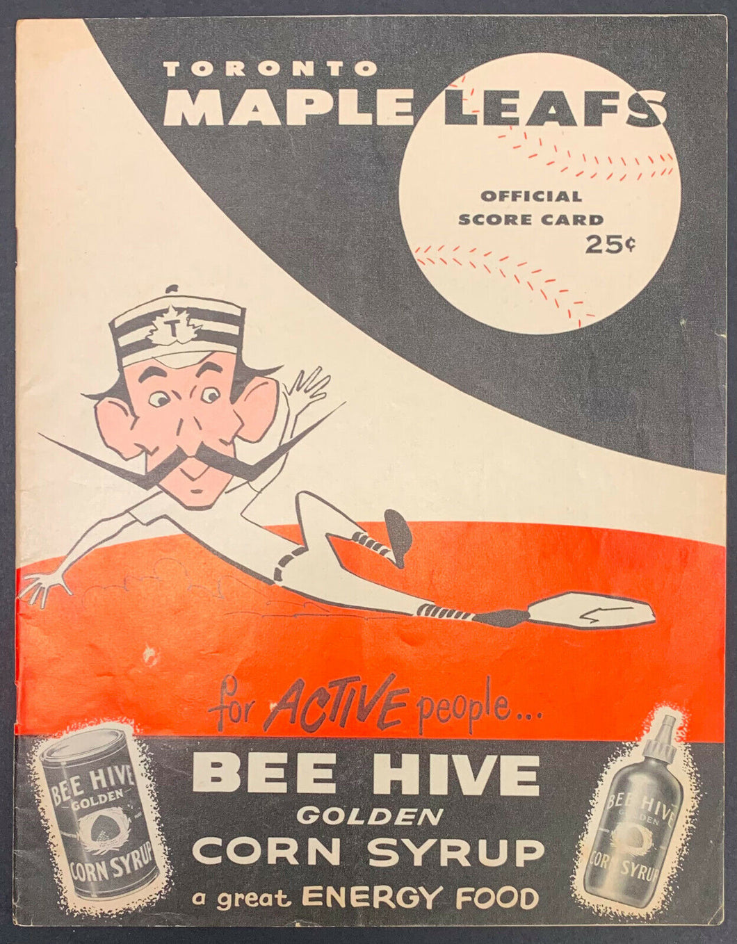 1956 Maple Leaf Stadium Program Leafs vs Montreal Royals International League