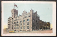 1900s Montreal Canada Postcard Canadian Pacific Railway Windsor St Station
