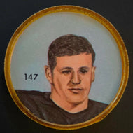 1963 Nalley's Potato Chips CFL Football Token Plastic Coin #147 Pat Claridge