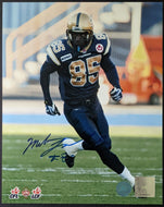 Milt Stegall Autographed Signed Photo Winnipeg Blue Bombers CFL Football AJ Holo