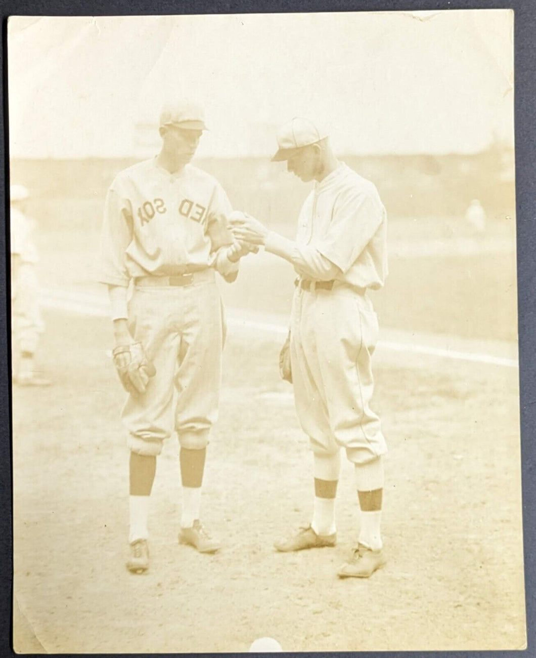 1920s Howard Ehmke Boston Red Sox Reverse Negative Photograph Vintage