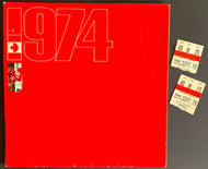 1974 Canada Russia Summit Series Program + 2 Tickets Maple Leaf Gardens Vintage