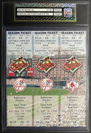 1998 Cal Ripken Jr. Final 3 Games Iron Man Streak Uncut Ticket Panel MLB Orioles
