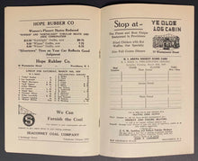 Load image into Gallery viewer, 1929 Rhode Island Reds Can-Am Hockey Program vs Philadelphia Arrows Unscored
