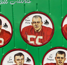 Load image into Gallery viewer, 1964 Nalley&#39;s CFL Football Calgary Stampeders Coins + Shield in Rare Condition
