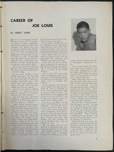 Load image into Gallery viewer, 1940 Yankee Stadium Joe Louis Heavyweight Championship Boxing Program v Arturo
