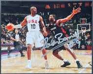 Rowan Barrett Signed Canada Basketball Photo Autographed Kobe Bryant USA