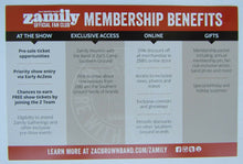 Load image into Gallery viewer, Zac Brown Band 2017 Tour Souvenirs - Lapel Pin / Decal / Card / Club Credential
