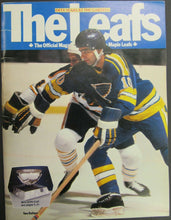 Load image into Gallery viewer, 1981 Maple Leaf Gardens NHL Program Toronto Leafs vs St. Louis Blues Dave Babych
