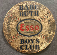 Load image into Gallery viewer, 1934 Babe Ruth Boys Club Members Pin + Unused Contest Coupon VTG MLB Baseball
