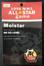 Load image into Gallery viewer, 1996 Fleet Centre NHL Hockey All Star Game Program + 5 Items - Ticket VIP Pass +
