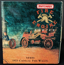 Load image into Gallery viewer, 1933 Cadillac V16 Fire Wagon 1:43 Die Cast Metal Model Matchbox Collectibles
