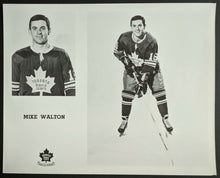 Load image into Gallery viewer, 1967 Stanley Cup Champions Team Issued Mike Walton Hockey Photo Maple Leafs NHL

