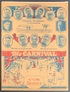 1927 CCM Skates Scribbler Vintage Rare World Champion Ottawa Senators Cover
