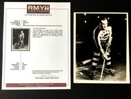 1940 Charlie Conacher New York Americans Authentic Original NHL Hockey Photo COA