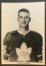 Load image into Gallery viewer, 1966-67 Toronto Maple Leafs Photo Orland Kurtenbach Cup Winning Season Vintage

