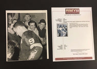 1963 Gordie Howe NHL Hockey Press Photo Detroit Red Wings Vintage Original