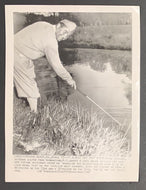 1948 PGA Cavalier Tournament Wire Photo Gene Sarazen Golf Vintage Sports Picture