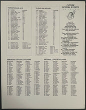 Load image into Gallery viewer, 1990 Dave Stieb No Hitter MLB Baseball Program Toronto Blue Jays Cleveland
