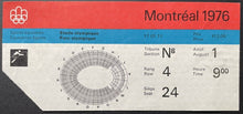 Load image into Gallery viewer, 1976 Montreal Summer Olympics Final Day Equestrian Ticket France Wins Gold
