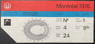 1976 Montreal Summer Olympics Final Day Equestrian Ticket France Wins Gold