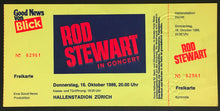 Load image into Gallery viewer, 1986 Rod Stewart Live In Concert Ticket Zurich Every Beat Of My Heart Tour
