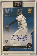 2020 Topps Now All Star Rookie Team 22/49 Devin Williams #RC-07B MLB Auto Card